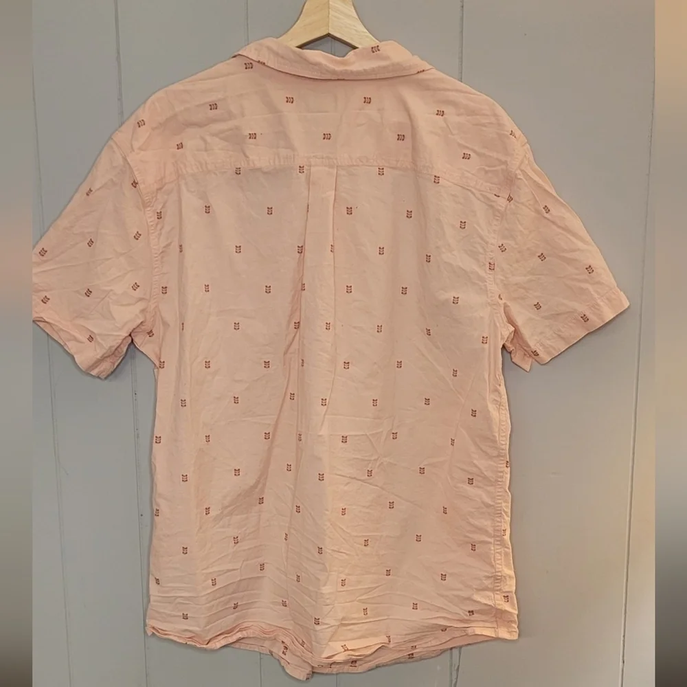 O'Neill Quiver Stretch Dobby Standard Fit Shirt Dusty Pink, XXL